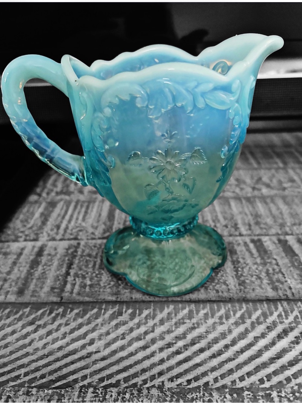 Vintage 1900’s Northwood Intaglio Opalescent Creamer